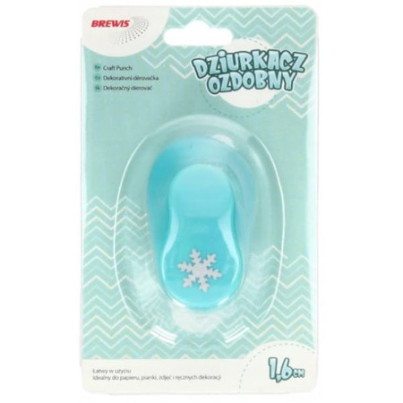Dziurkacz ozdobny śnieżynka 1.6 cm D16-65