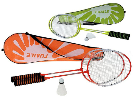 Zestaw do badmintona, w pokrowcu; PVC