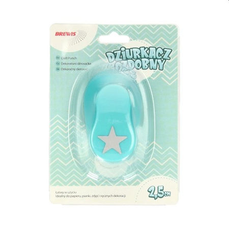 DZIURKACZ OZDOBNY 2,5cm GWIAZDA