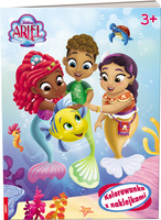 DISNEY ARIEL. KOLOROWANKA Z NAKLEJKAMI