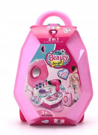 Zestaw Piękności w walizce B/O 35x24x11cm różowy