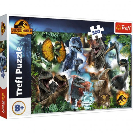 Puzzle 300 ULUBIONE DINOZAURY JURASSIC Trefl