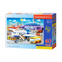 Castorland Puzzle 40  el. Maxi B-040223-1 A Day at the Airport