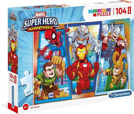 Puzzle 104 el. SuperHero Clementoni