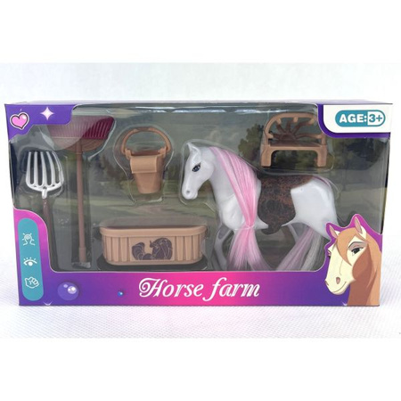 KOŃ W ZESTAWIE z akcesoriami