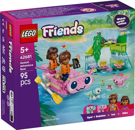 Klocki LEGO Friends Przygoda na aksolotowej łodzi 42681