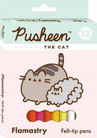 Flamastry szkolne 12 kolorów Pusheen St. Majewski