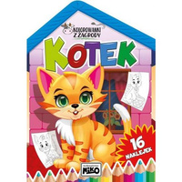 KOLOROWANKI Z ZAGRODY. KOTEK