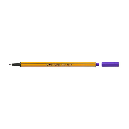 Cienkopis F-liner fioletowy 0.4 mm Toma(10szt. w paczce)