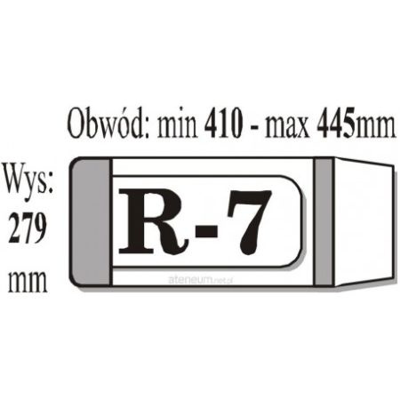 OKŁADKA REGULOWANA R-7 KSIĄŻKOWA@