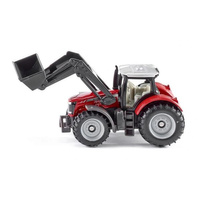 Siku S1484 TRAKTOR MASSEY FERGUSON Z PRZEDNIĄ  ŁADOWARKĄ