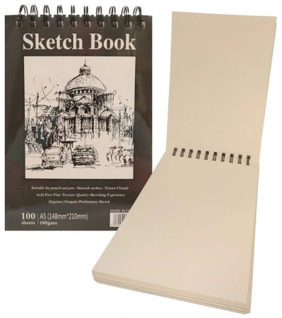 KOŁONOTES A5 SKETCH BOOK 100 kartek