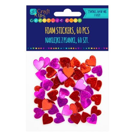 NAKLEJKI PIANKA SERCA HOLG