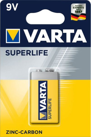 BATERIE VARTA 6F22 1BP SUPERLIFE