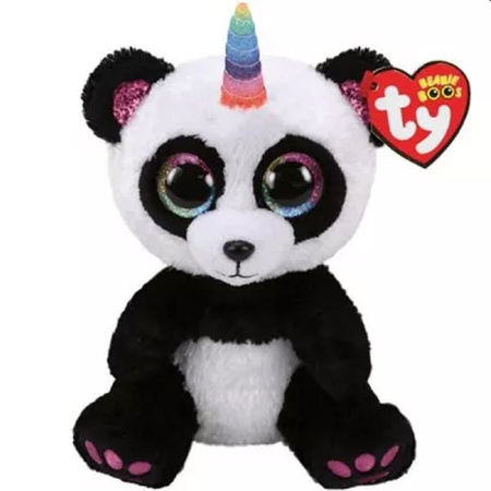 Ty BOOS pluszak PARIS, 15 cm - jednorożec panda