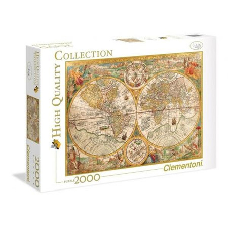 Puzzle 2000 el. Ancient Map Clementoni