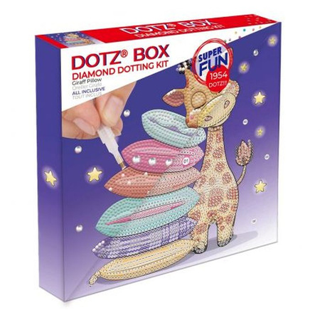 DIAMOND DOTZ GIRAFF PILLOW DOTZ BOX