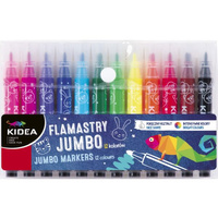 Flamastry Jumbo 12 kolorów Kidea