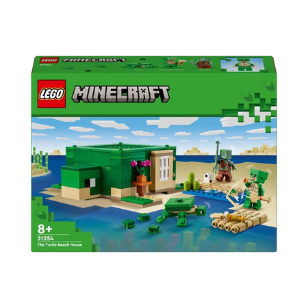 Klocki Lego Minecraft Domek na plaży żółwi 21254