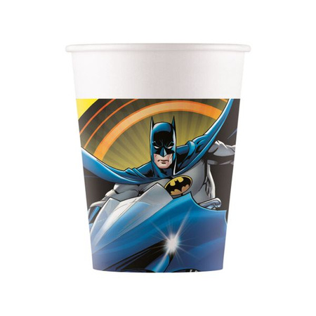Kubeczki papierowe (WM), Batman, 200ml, 8 sztuk