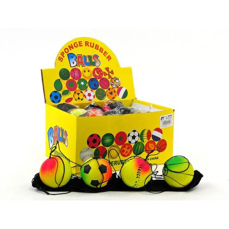 PIŁKA NA GUMCE 6CM