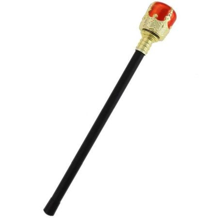 Berło króla złote z czerwonym rubinem 48cm Godan