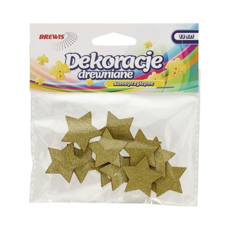 GWIAZDKI SAMOP BROKAT DREWNO