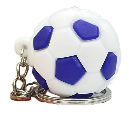 brelok piłka nożna niebieski