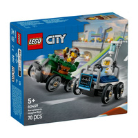 Klocki LEGO City 60459 Zestaw wyścigówek: samolot kontra łóżko szpitalne