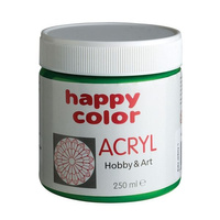 Farba akrylowa 250 ml, zielony,  Happy Color