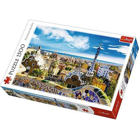 Puzzle 1500 el. Park Guell Barcelona Trefl