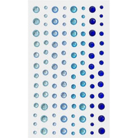 KRYSZTAŁKI SAMOPRZYLEPNE NIEBIESKIE