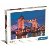 Puzzle 1000 EL HQ Tower Bridge At Night Clementoni