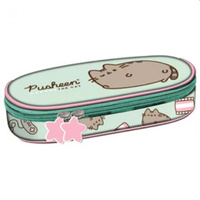 PIÓRNIK SASZETKA USZTYWNIONA Z WEWNĘTRZNĄ KLAPKĄ PUSHEEN MINT mkmo