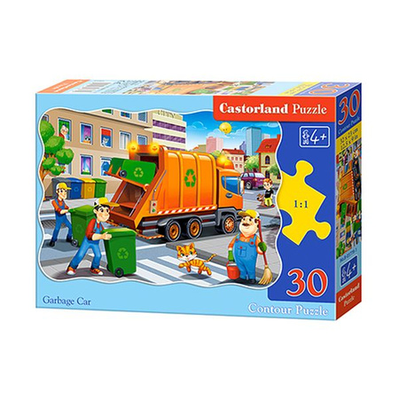 Castorland Puzzle  30 el.  B-03778-1 Garbage Car