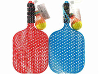 Zestaw rakietek z piłeczką i lotką; 40x19x6cm, siatka (6/591714 )