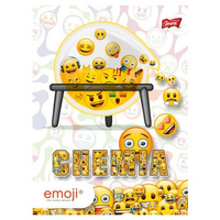 Zeszyt do chemii, 60 kartek, kratka A5 Emoji Unipap