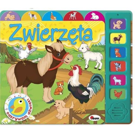 Książeczka Odkrywam Dźwięki Zwierzęta AWM