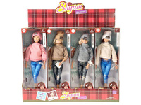 lalka 29cm, 32,5x18,5x5,5cm W/B, display 12szt; 43x33,5x17,5cm, Box