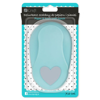 DZIURKACZ OZDOBNY  DO PAPIERU I PIANKI  7,6 CM SERCE