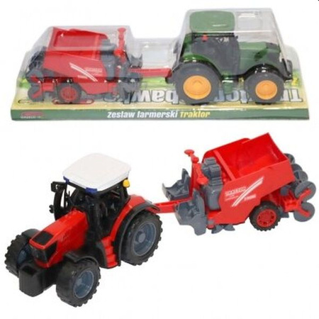 TRAKTOR Z MASZYNĄ ROLNICZĄ