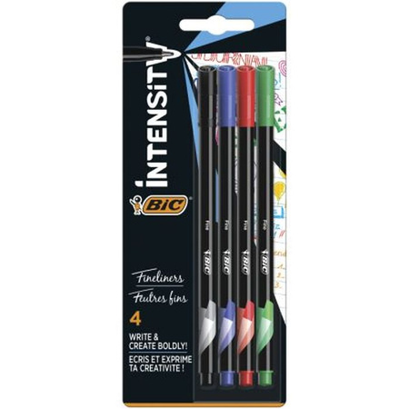 Cienkopisy Intensity Fine mix 4 kolory BIC