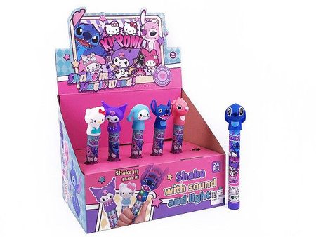 RÓŻDŻKA światło-dzwięk zwierzak (stitch-kuromi, hello kitty)