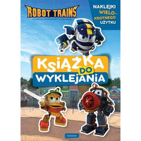 ROBOT TRAINS KSIĄZKA DO WYKLEJANIA