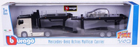 Mercedes-Benz Actros W VW Polo GTI 1:43 Bburago