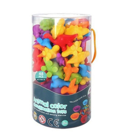 DINOZAURY DO NAUKI KOLORÓW