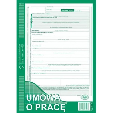 UP Umowa o Pracę A4 (NOWA)