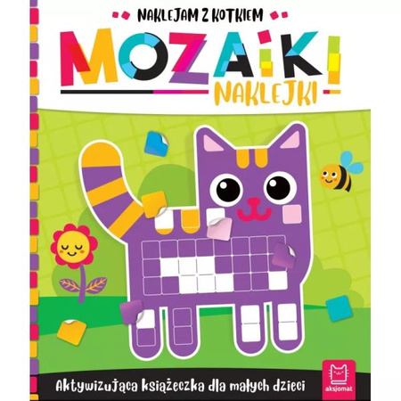 MOZAIKI NAKLEJANKI.AKTYWIZUJĄCA   Z KOTKIEM