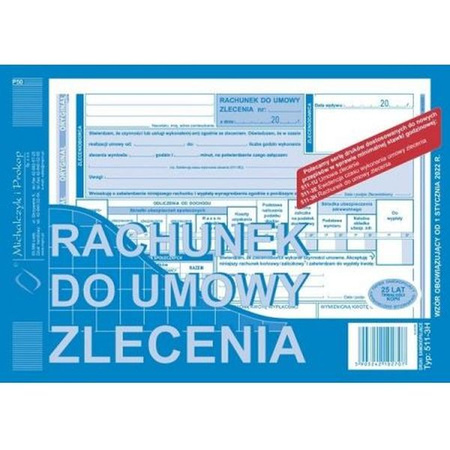 Rachunek do umowy zlecenia A5(o+k)