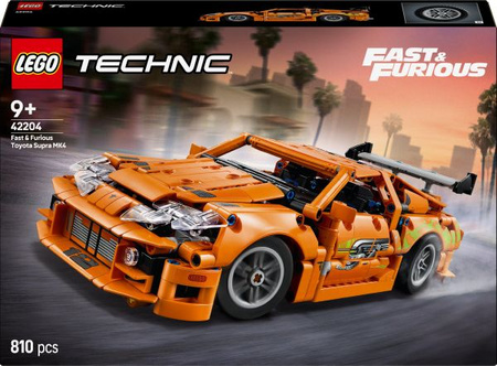 Klocki LEGO Technic, Toyota Supra- Fast and Furious 42204